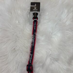 Ariat Dog Collar Red & Navy Dog Collar Brand New